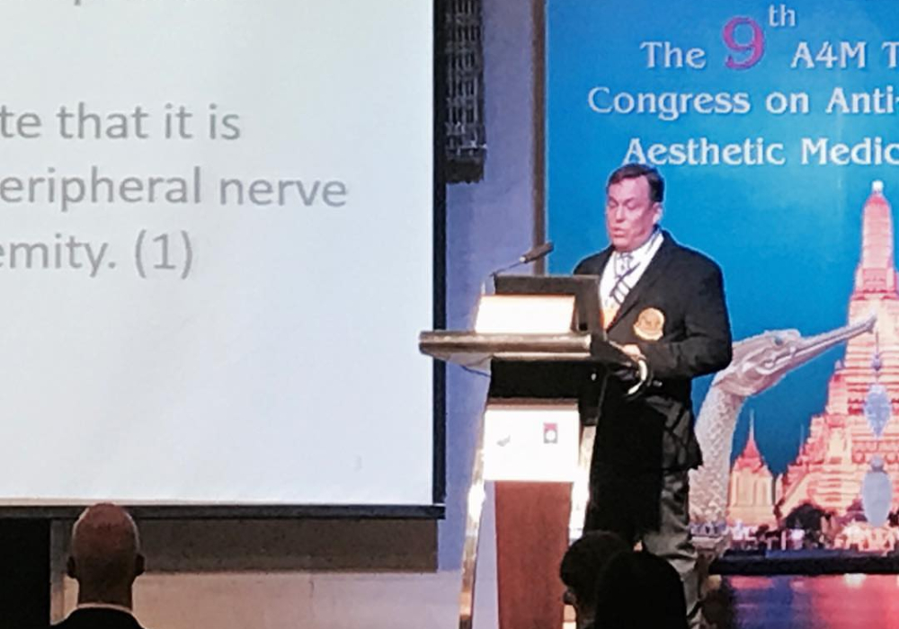 Dr James Stoxen DC FSSEMM Hon Team Doctors 9th Annual A4M Thailand Congress on Anti-aging and Aesthetic Medicine Bangkok Thailand 2017