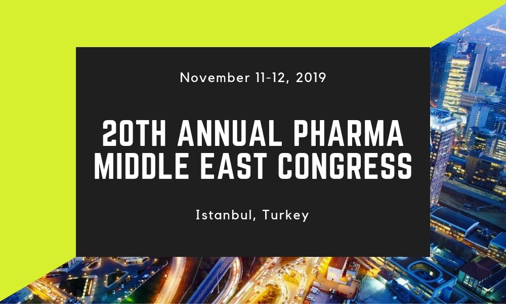 Dr James Stoxen DC FSSEMM Hon Team Doctors 20th Annual Pharma Middle East Congress at Istanbul Turkey on November 11-12 2019