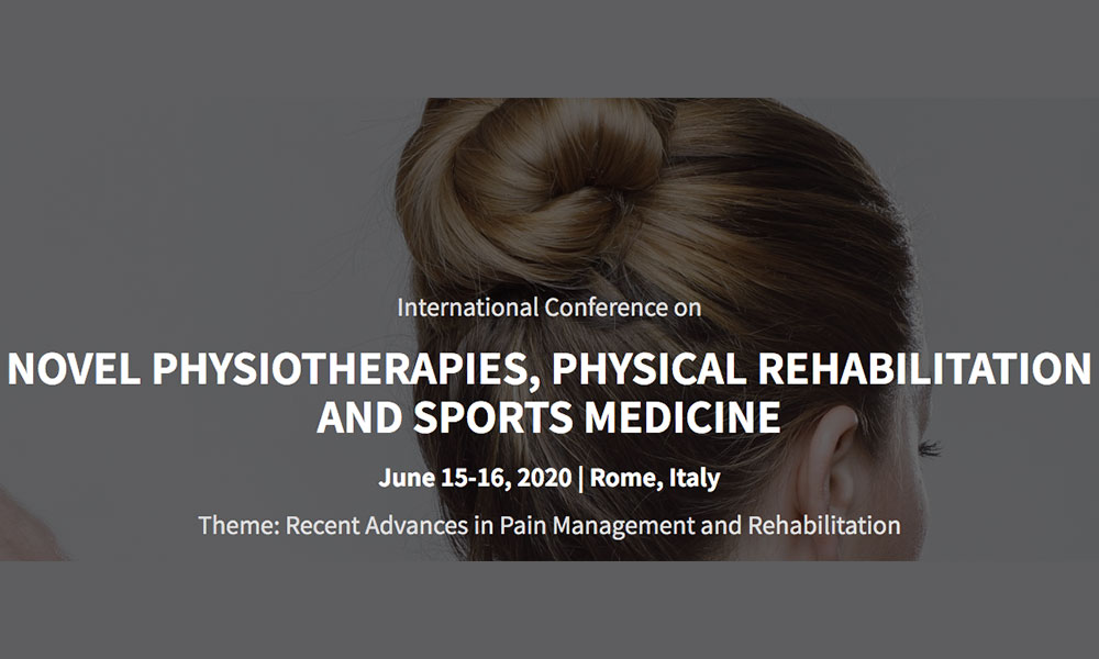 Dr James Stoxen DC FSSEMM Hon Team Doctors International Conference on Novel Physiotherapies, Physical Rehabilitation and Sports Medicine Rome Italy June 15-16 2020