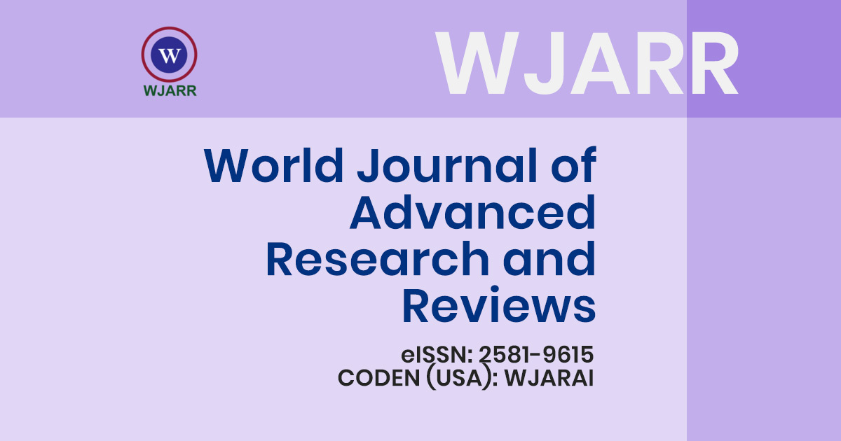 Dr James Stoxen DC., FSSEMM (hon) has been asked to submit his research to the World Journal of Advanced Research and Reviews (WJARR) for publication